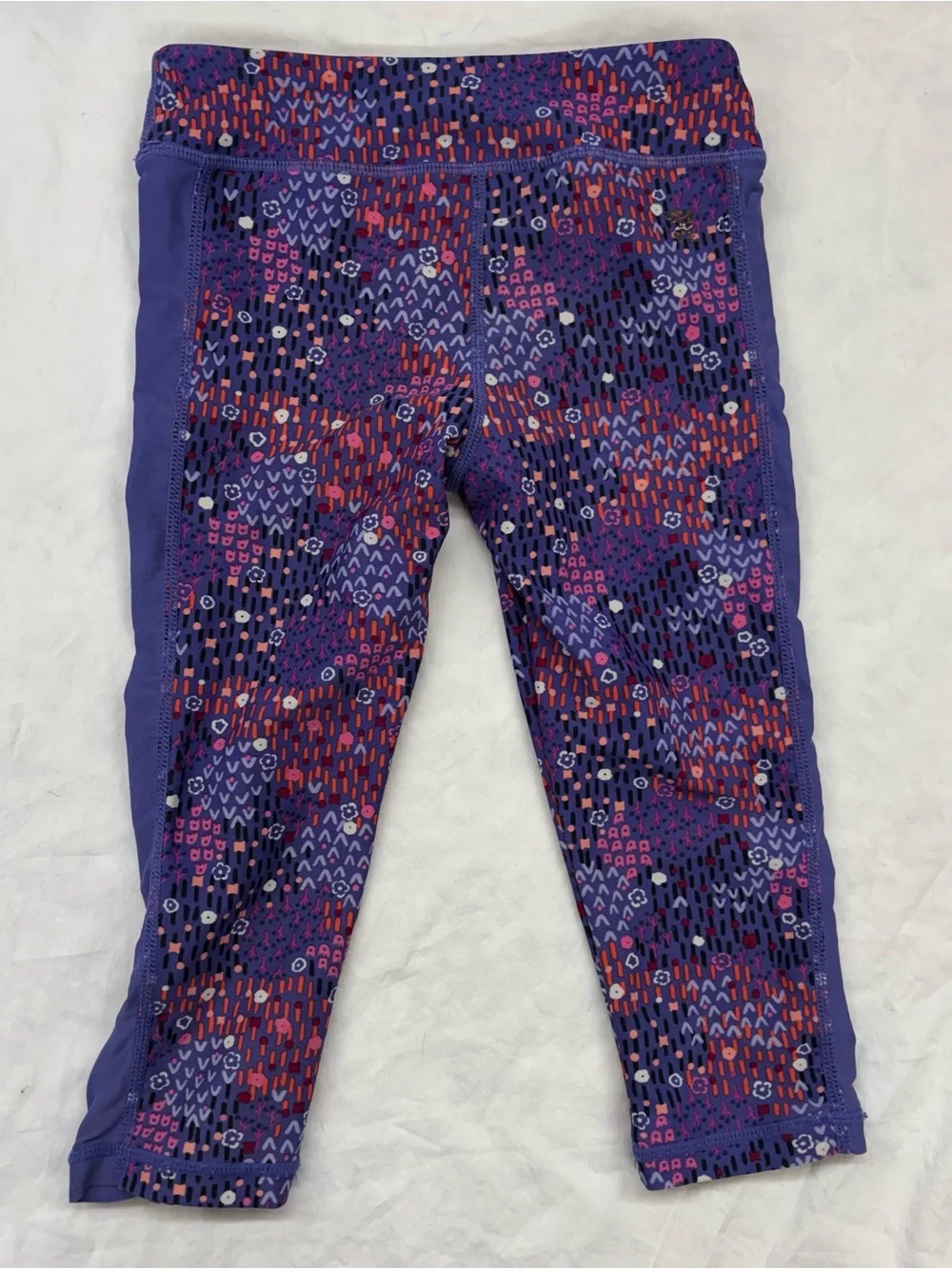 Tea Purple Activewear Tank Cropped Leggings Girls Size 5